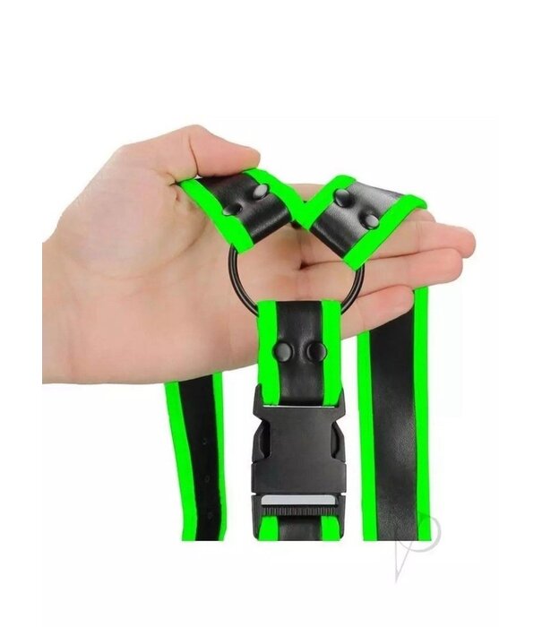 Ouch! by Shots Buckle Harnas- Glow in the Dark - L/XL