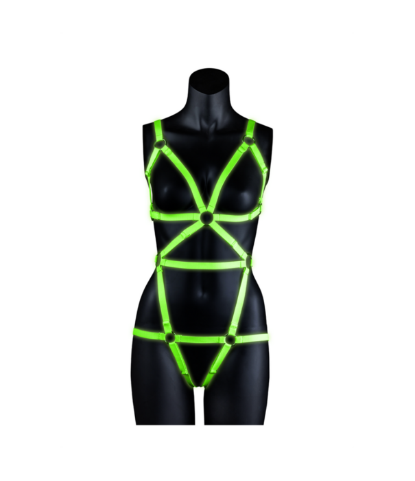 Ouch! by Shots Lichaamsbedekkende Harnas - Glow in the Dark