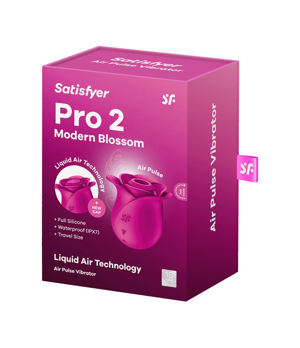 Satisfyer Pro 2 - Modern Blossom - Air Pulse Vibrator - Modern Pink