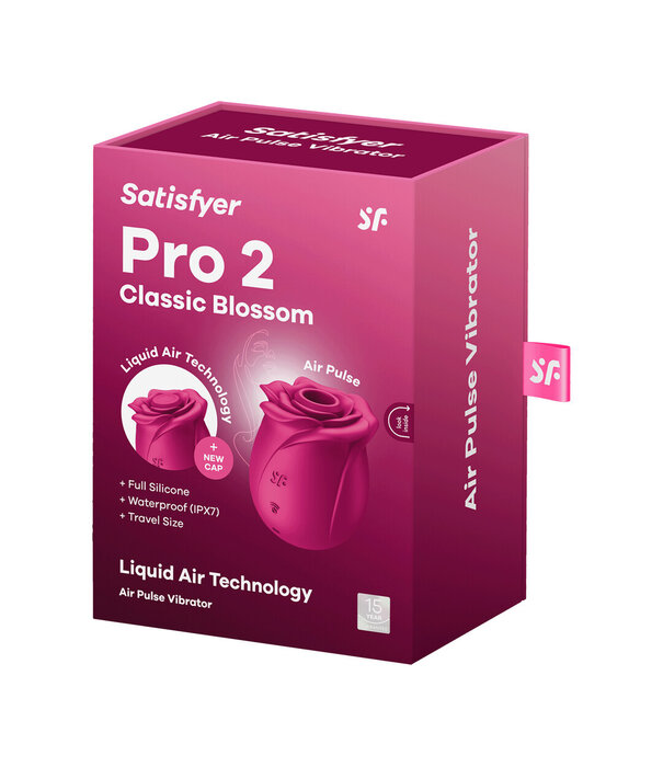 Satisfyer Pro 2 - Classic Blossom - Air Pulse Vibrator - Red