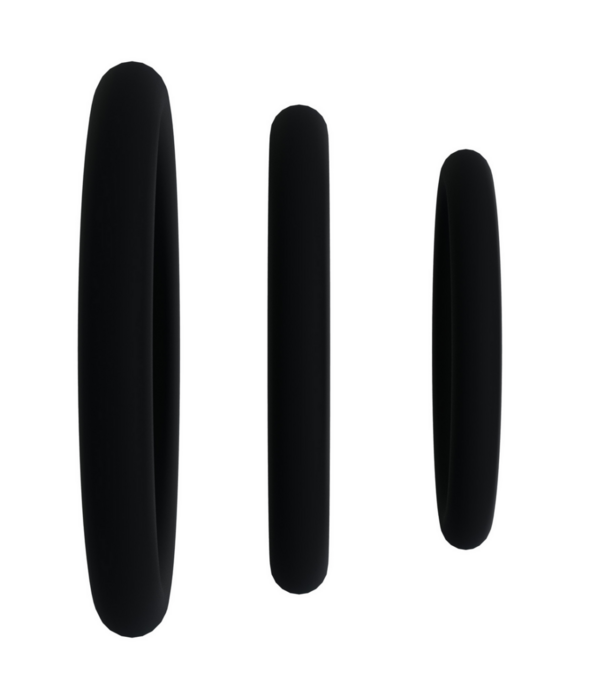 Doc Johnson Tri-Pack Silicone Gasket - Cockring Set