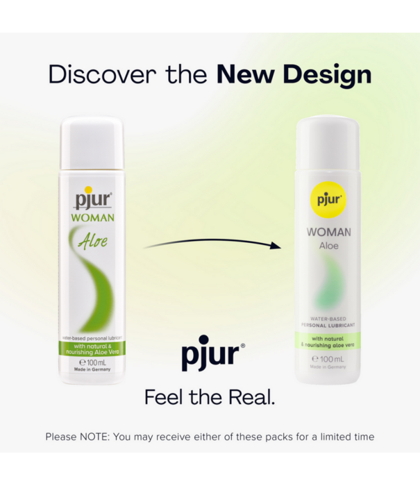 Pjur Woman Aloe - Waterbased Lubricant with Aloe Vera - 3.4 fl oz / 100 ml