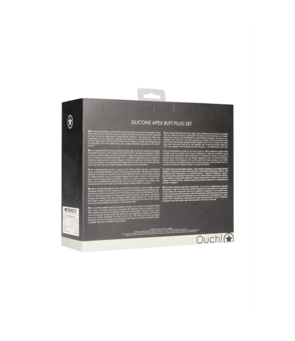 Ouch! by Shots Apex - Butt Plug Set