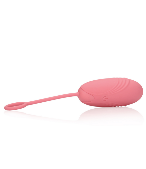 Loveline by Shots Ultra Soft Siliconen Eivibrator met Afstandsbediening - Roze Arabesque