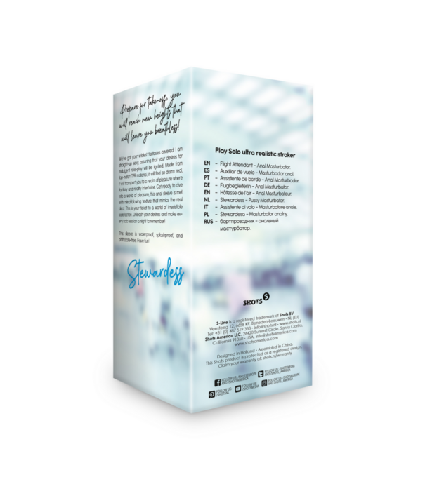 S-Line by Shots Vliegtuigpersoneel - Anale Masturbator - Vlees