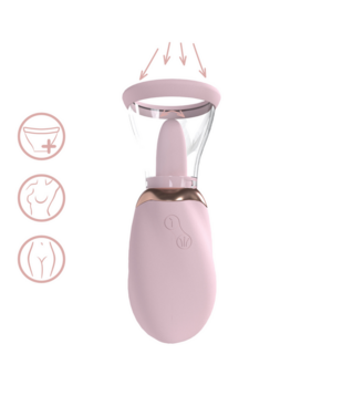 Boost - Oplaadbare Vulva en Borstpomp - Roze