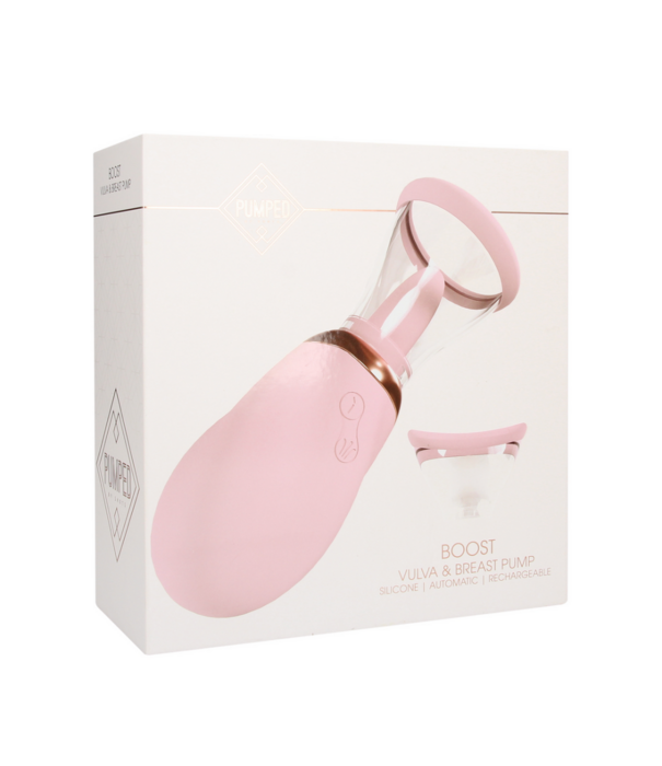 Pumped by Shots Boost - Oplaadbare Vulva en Borstpomp - Roze
