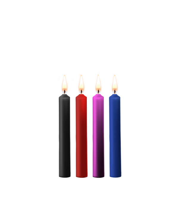 Ouch! by Shots Plagerige Was Kaarsen - 4 Stukken - Multicolor