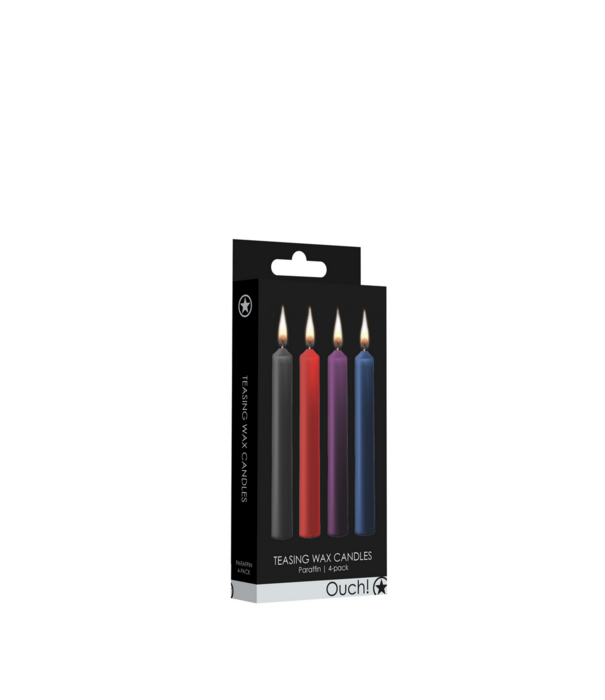 Ouch! by Shots Plagerige Was Kaarsen - 4 Stukken - Multicolor