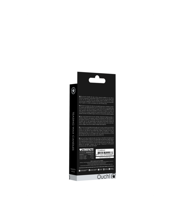 Ouch! by Shots Plagerige Was Kaarsen - 4 Stukken - Multicolor