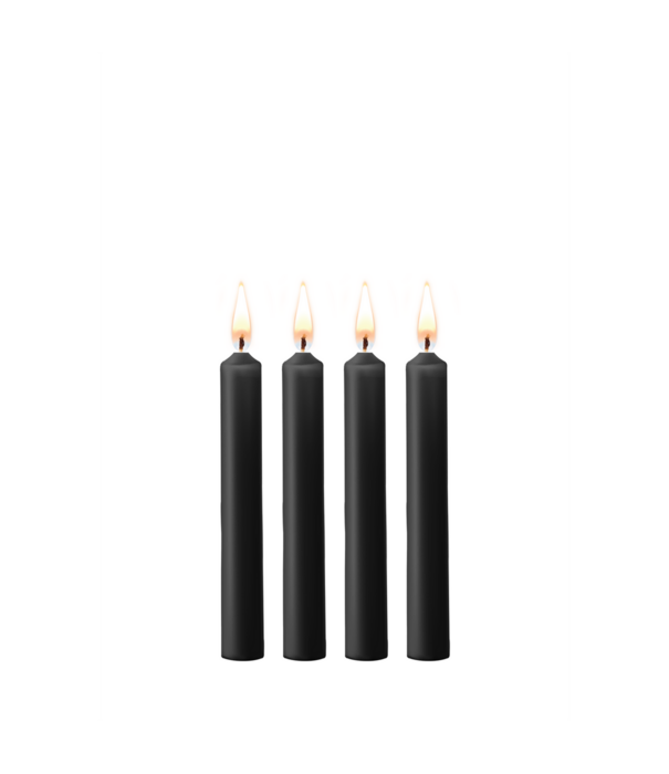Ouch! by Shots Plagen Waskaarsen - 4 Stuks - Zwart