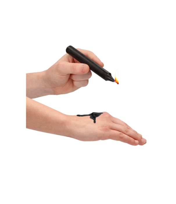 Ouch! by Shots Plagen Waskaarsen - 4 Stuks - Zwart