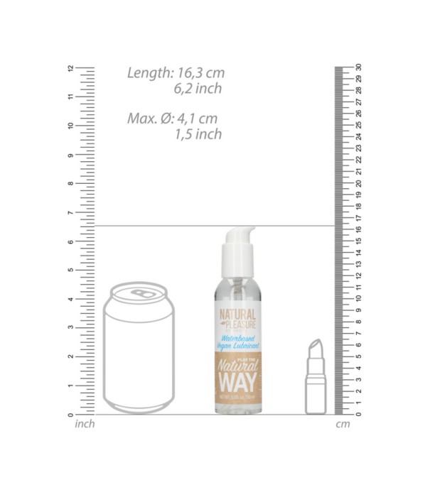 Natural Pleasure by Shots Vegan Waterbased Glijmiddel - 5 fl oz / 150 ml