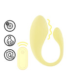Vibrerende G-Spot Vibe met Afstandsbediening - Geel