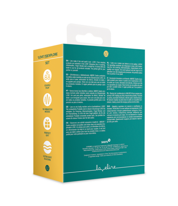 Loveline by Shots 'LOVE' (S)explore Set - Groene Kristal