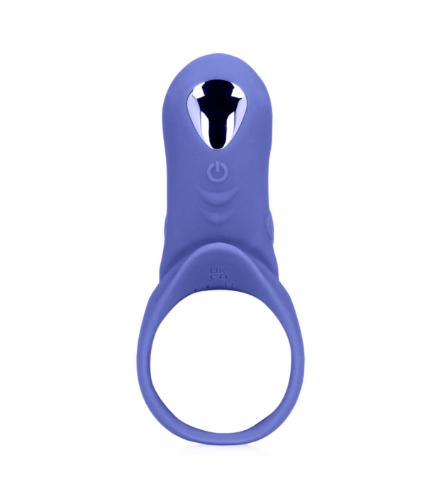 Loveline by Shots Vibrerende Cockring met Clit Stimulatie - Tamiya Blauw