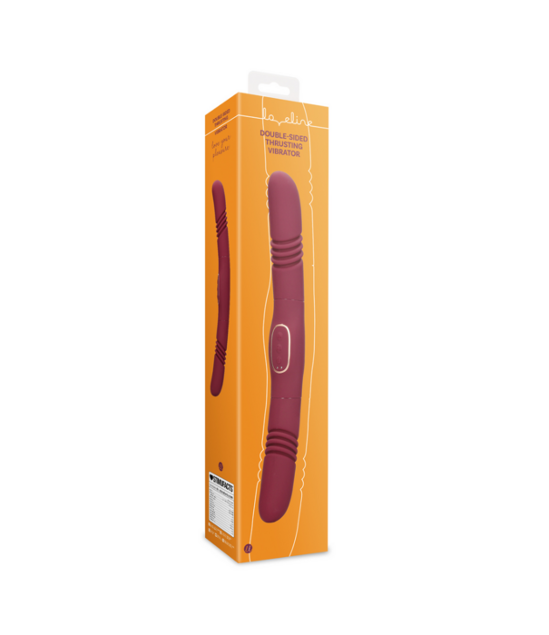 Loveline by Shots Dubbelzijdige Duwvibrator - Merlot Druif