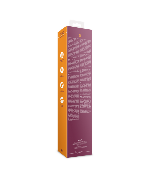 Loveline by Shots Dubbelzijdige Duwvibrator - Merlot Druif