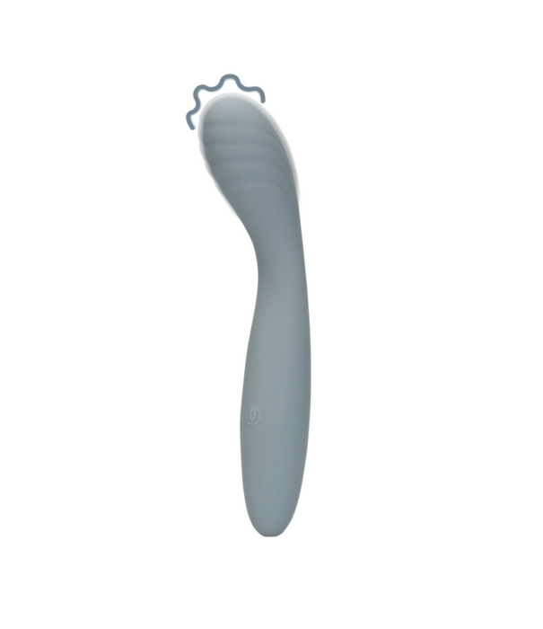 Loveline by Shots Ultra Soft Silicone G-Spot Vibrator - Basalt Grijs