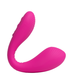 Dolce - Afstandsbediening Dubbelzijdige Vibrator - Roze