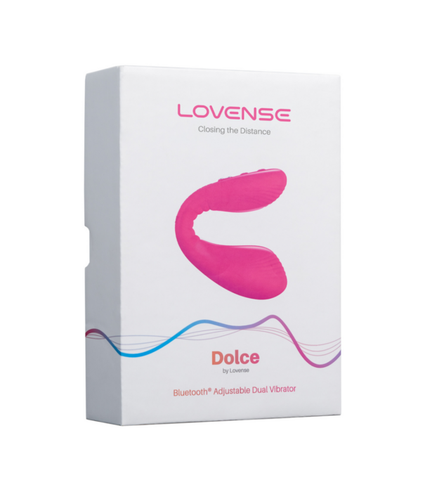 Lovense Dolce - Afstandsbediening Dubbelzijdige Vibrator - Roze