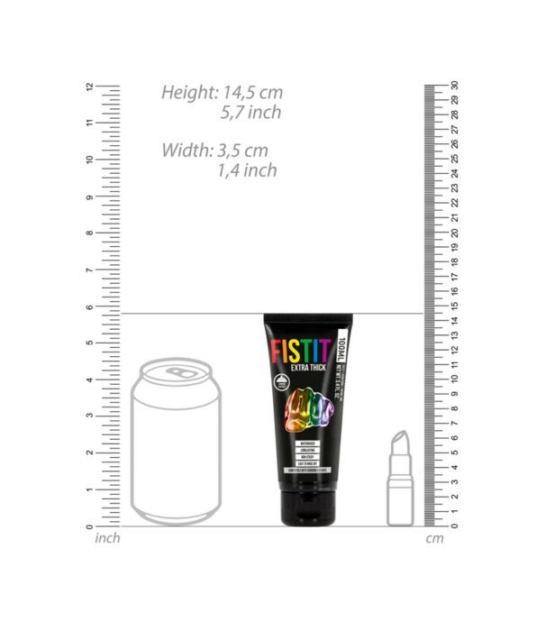 Fist It by Shots Extra Dikke Glijmiddel - Rainbow - 3.4 fl oz / 100 ml