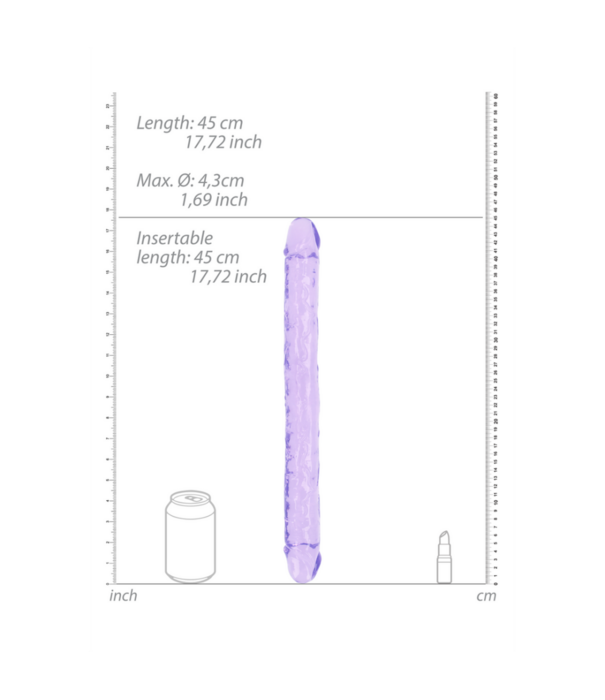 RealRock by Shots Realistische Double Dong - 18'' / 45 cm