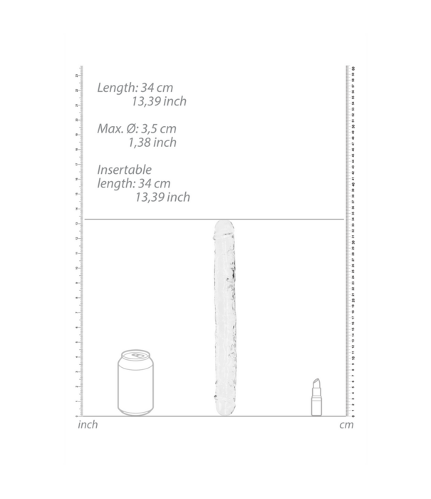 RealRock by Shots Realistische Double Dong - 13'' / 34 cm