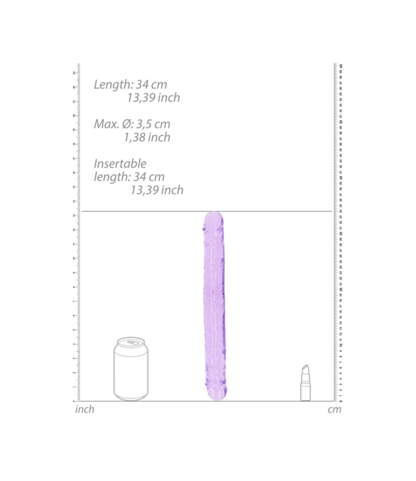 RealRock by Shots Realistische Double Dong - 13'' / 34 cm