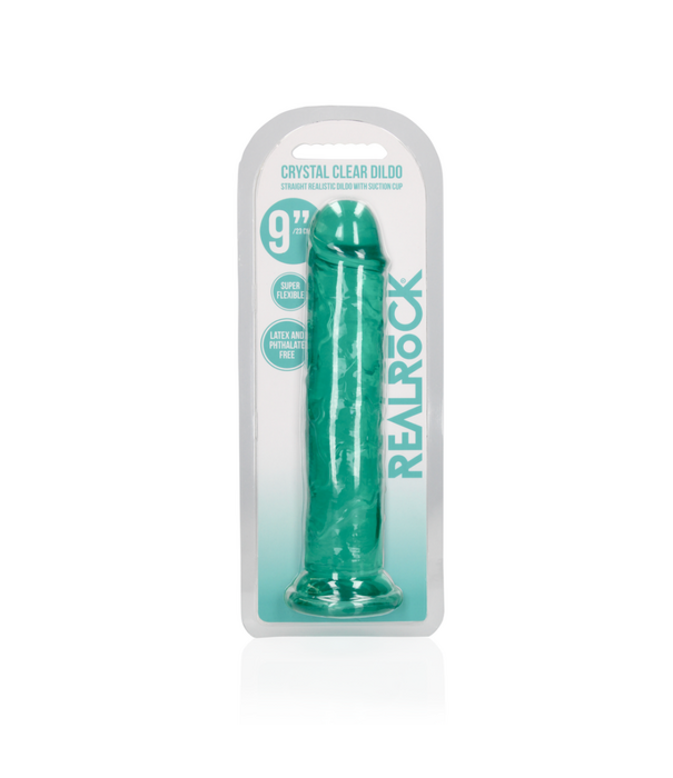 RealRock by Shots Rechtdoor Realistisch Dildo met Zuignap - 9'' / 23