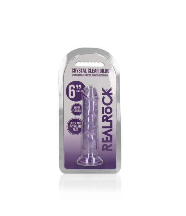 RealRock by Shots Rechtdoor Realistische Dildo met Zuignap - 6'' / 14,5