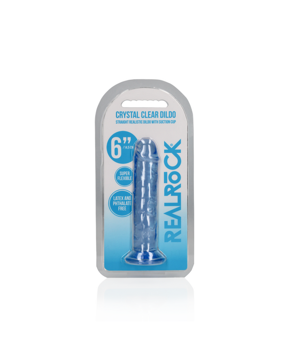 RealRock by Shots Rechtdoor Realistische Dildo met Zuignap - 6'' / 14,5
