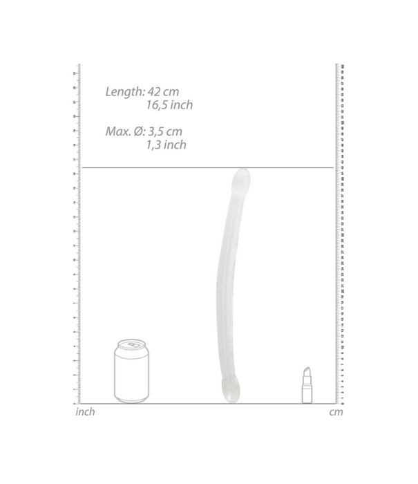 RealRock by Shots Niet-realistische Double Dong - 17 / 42 cm
