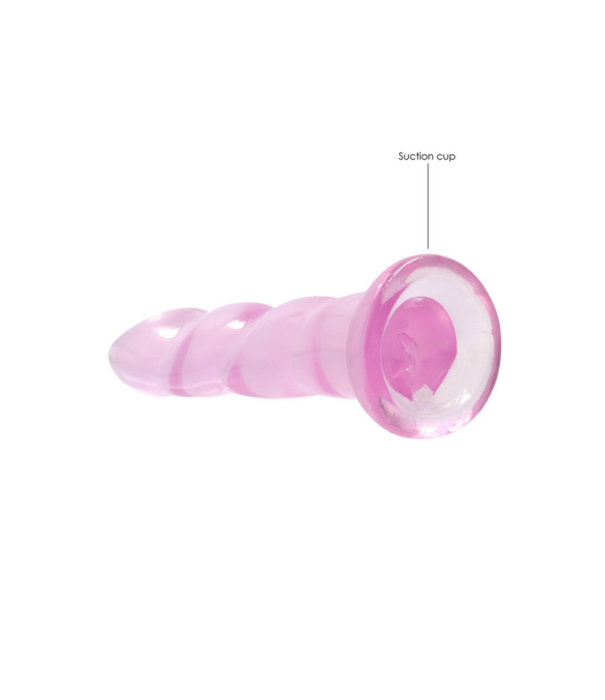 RealRock by Shots Niet-realistische Dildo met Zuignap - 7 / 17 cm
