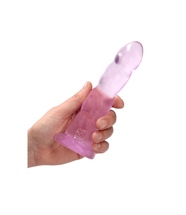 RealRock by Shots Niet-realistische Dildo met Zuignap - 7 / 17 cm