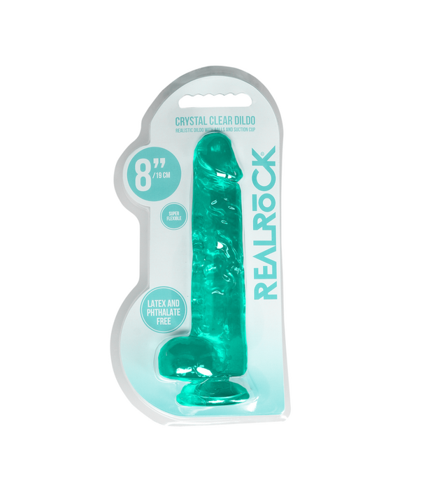 RealRock by Shots Realistische Dildo met Ballen - 8 / 21 cm