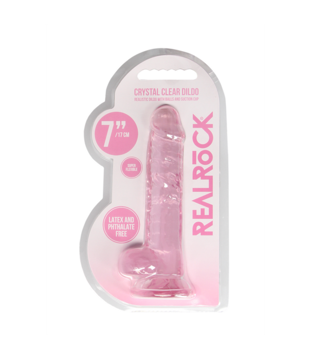 RealRock by Shots Realistisch Dildo met Ballen - 7 / 18 cm