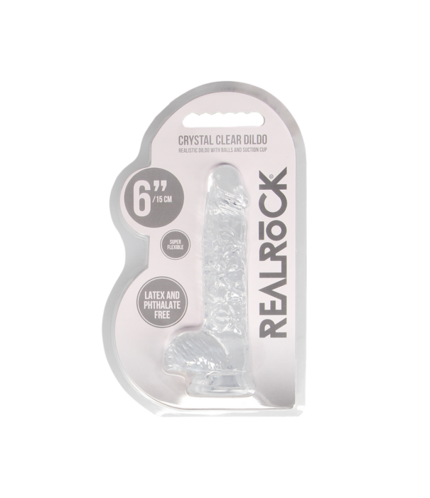 RealRock by Shots Realistische Dildo met Ballen - 6 / 15 cm