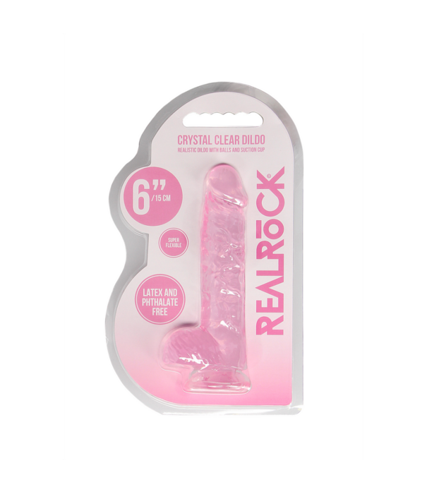 RealRock by Shots Realistisch Dildo met Ballen - 6 / 15 cm