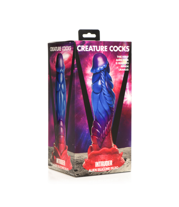 Intruder - Alien Silicone Dildo - Paars