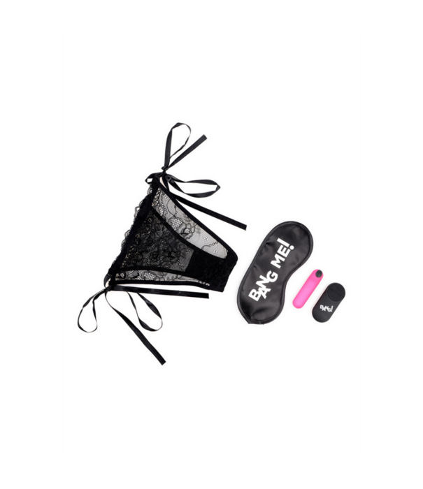 Power Panty - Kantpanty, Bullet Vibrator en Blinddoek