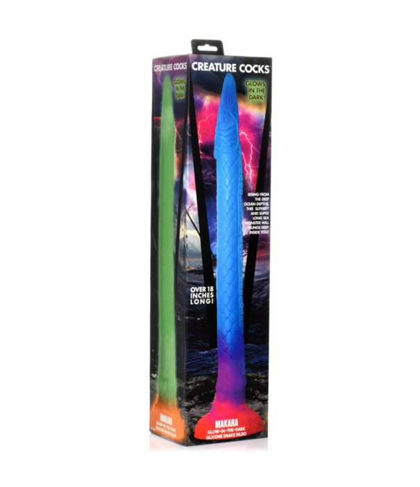 Makara - Glow in the Dark - Siliconen Slang Dildo