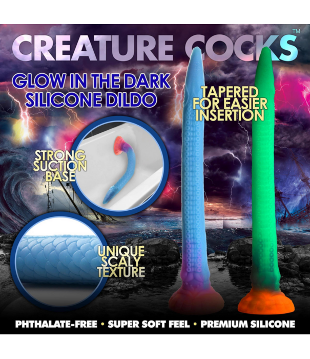 Makara - Glow in the Dark - Siliconen Slang Dildo