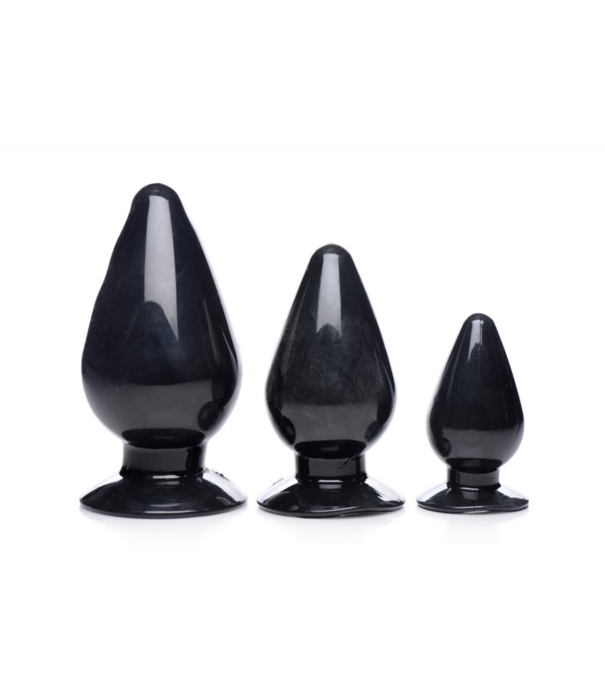 Driehoeksconussen - Anale Plug Set - 3 Stuks