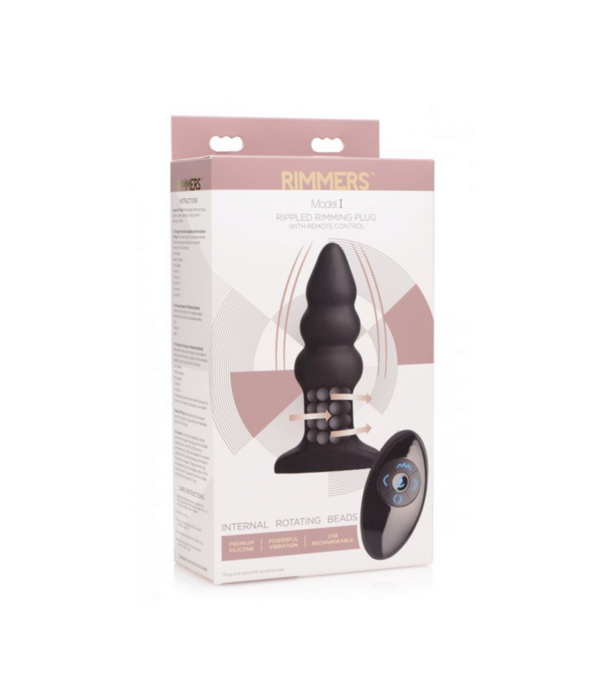 Model I - Ribbed Rimming Plug Model I - Geribbelde Rimming Plug