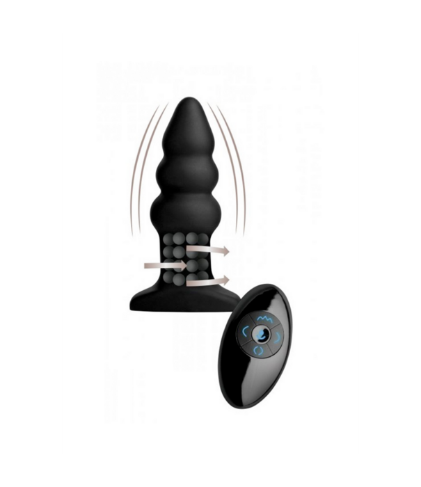 Model I - Ribbed Rimming Plug Model I - Geribbelde Rimming Plug