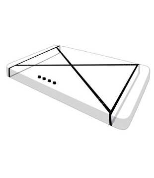 Interlace - Top en Bottom Bed Binding Set