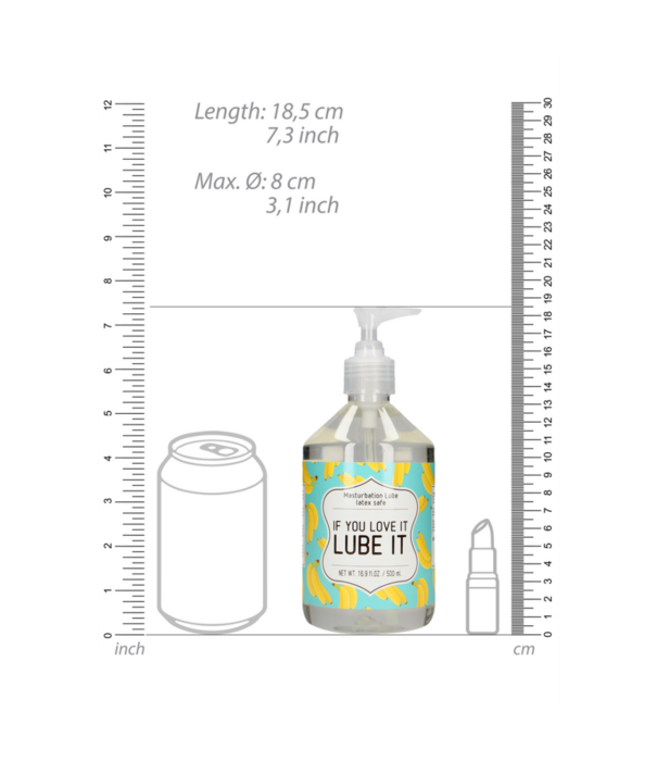 S-Line by Shots Als je ervan houdt. Smeer het - Masturbatielubricant - 17 fl oz / 500 ml
