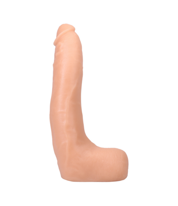 Doc Johnson Dan Damage - Realistic ULTRASKYN Dildo - 10 / 25 cm - Vanille