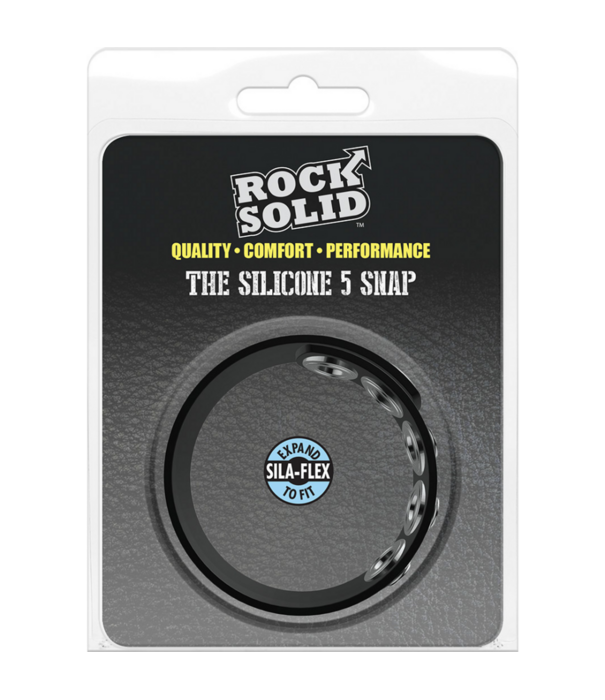 Doc Johnson De Silicone 5 Snap - Cockring